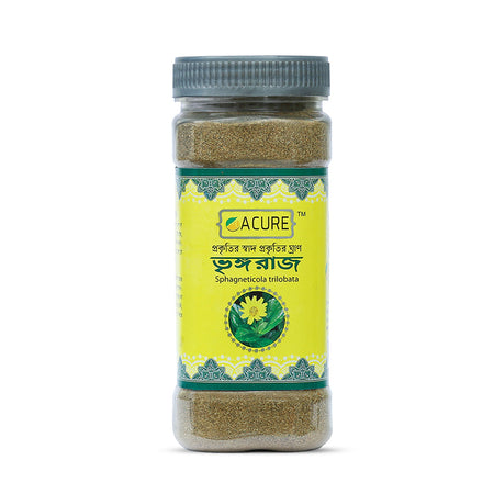 Acure Bhringraj Powder - Pure Organic Eclipta Alba Powder for Hair Growth and Scalp Care | ভ্রিংরাজ গুঁড়া