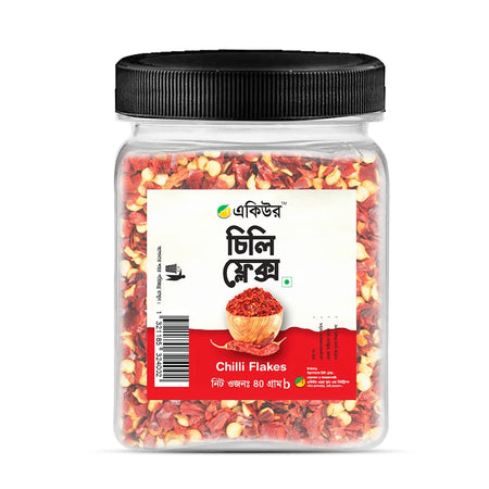 Acure Chilli Flakes (চিলি ফ্লেক্স) 60g Jar - Best Price in Bangladesh