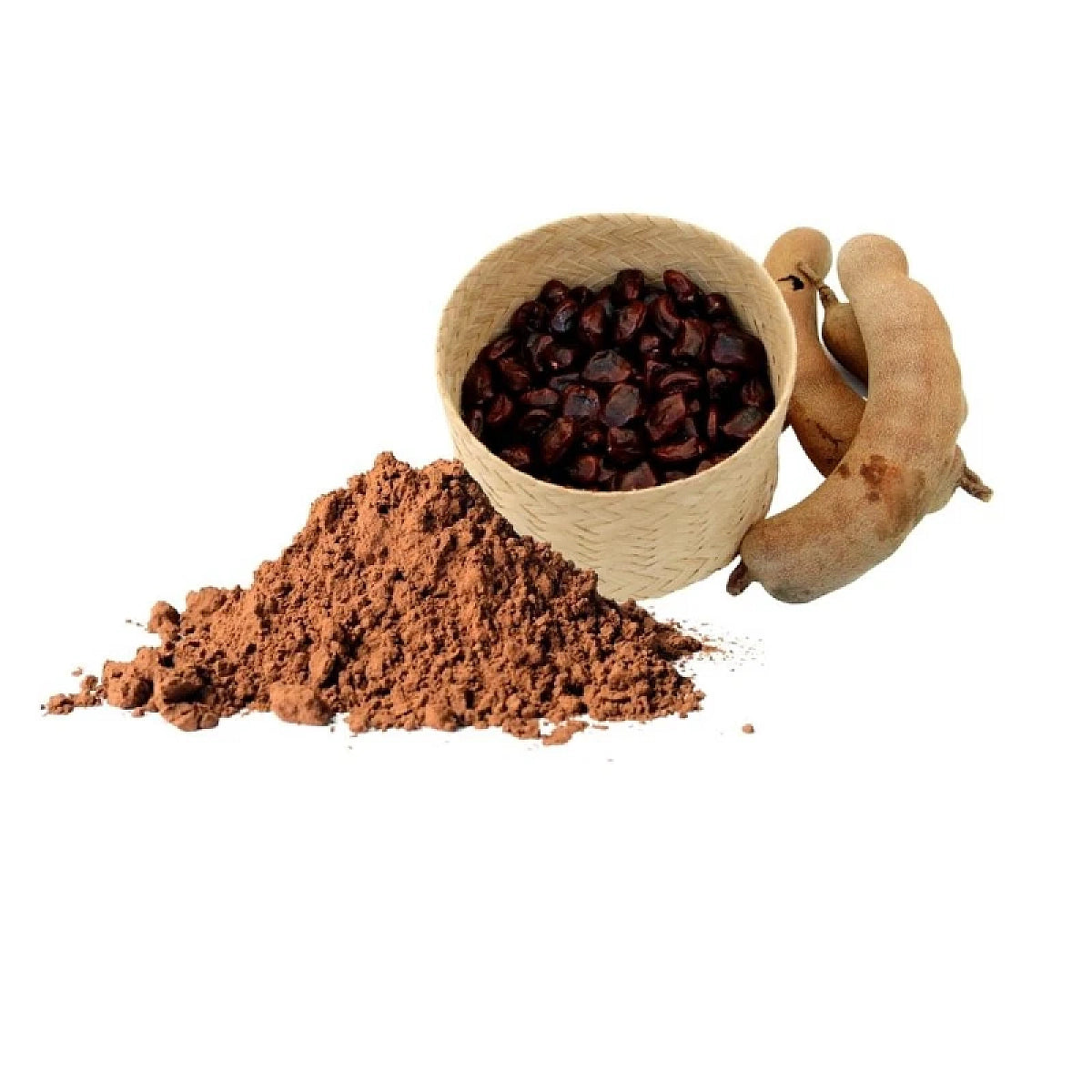Ground Tamarind Seed Powder in Bowl - Pure Ayurvedic Herbal Powder | তেঁতুল বীজ গুঁড়া