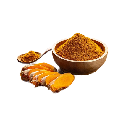 Acure Raw Turmeric Root and Powder in Bowl - Natural Spice and Immunity Booster | কাঁচা হলুদ ও গুঁড়া