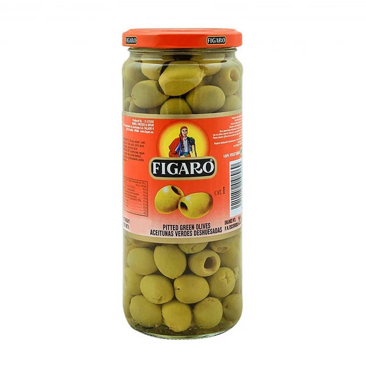 Figaro Pitted Green Olives