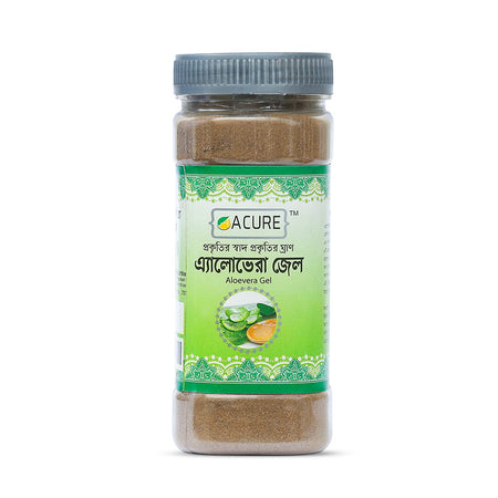 Acure Aloe Vera Powder - Pure Organic Ghritakumari Powder for Skin and Hair Care | ঘৃতকুমারী গুঁড়া