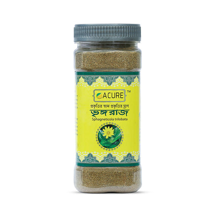 Acure Bhringraj Powder - Pure Organic Eclipta Alba Powder for Hair Growth and Scalp Care | ভ্রিংরাজ গুঁড়া