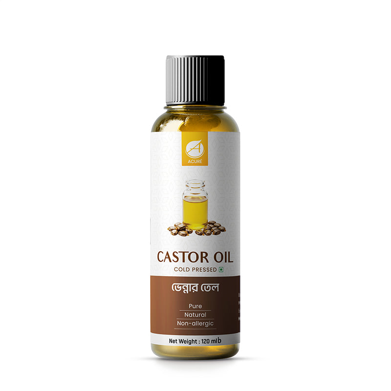 Acure Castor Oil ক্যাস্টর অয়েল কিনুন অনলাইনে - Pure রেড়ির তেল Bangladesh