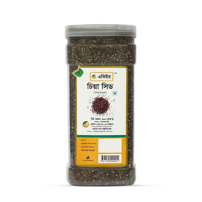 Acure চিয়া সিড ৬০০ গ্রাম প্যাকেট – Chia Seeds 600g Jar Bangladesh