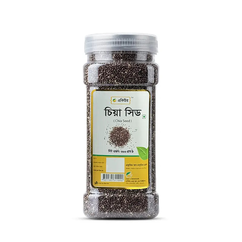 Acure Chia Seed চিয়া বীজ জার – Premium Chia Seeds Bangladesh