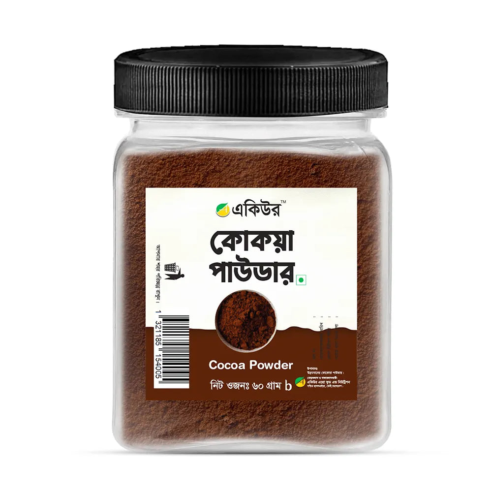 Acure Cocoa Powder (কোকো পাউডার) 60g Jar - Best Price in Bangladesh