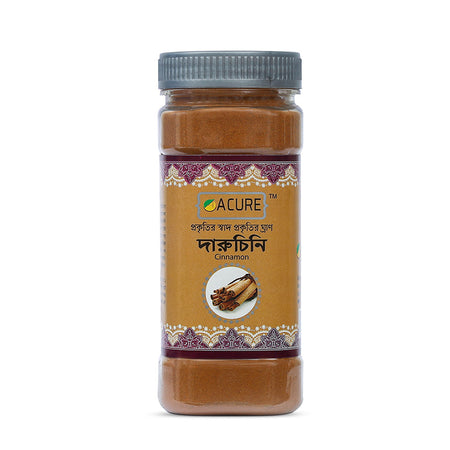 Acure Organic Cinnamon Powder - Natural Ayurvedic Supplement for Blood Sugar and Health 100g | দারুচিনি গুঁড়া