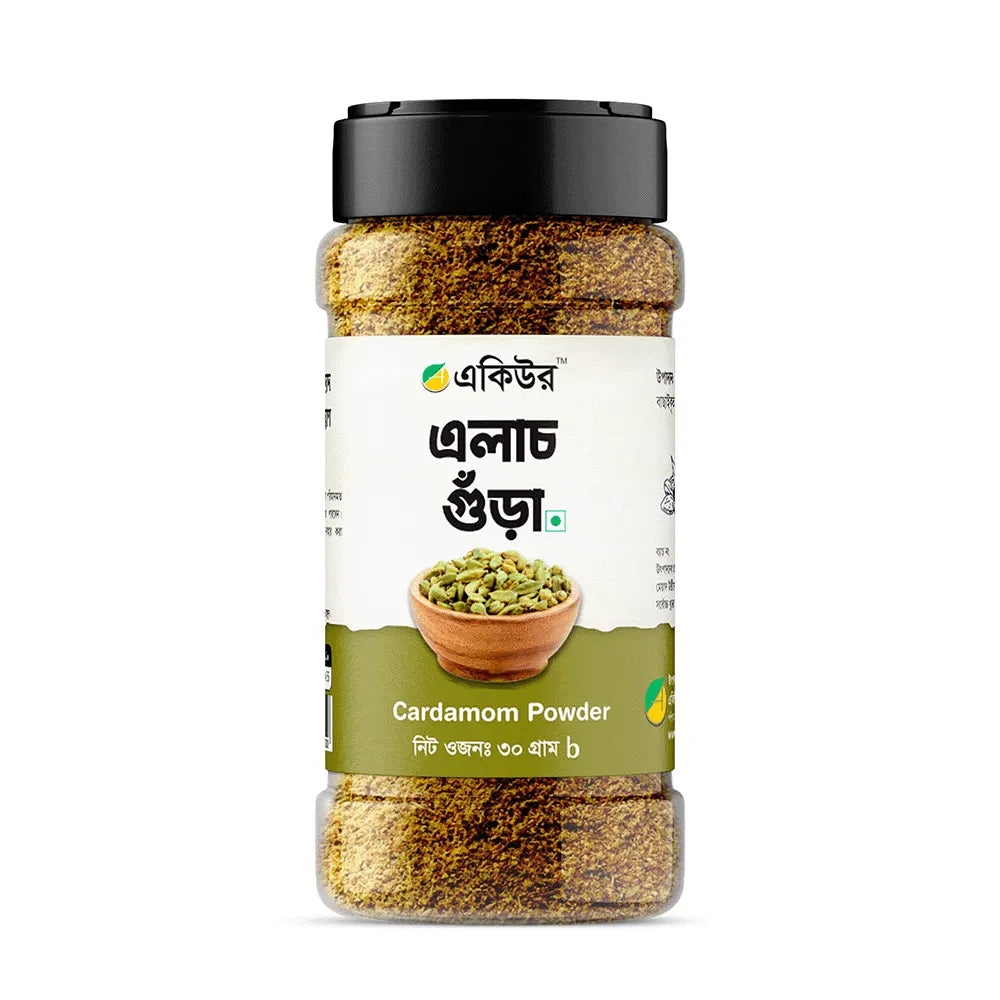 Acure Cardamom Powder (এলাচ গুঁড়া) 30g Jar - Best Price in Bangladesh