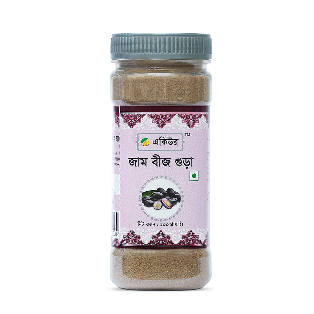 Acure Jam Seed Powder - Pure Natural Java Plum Seed Powder for Diabetes Care | জাম বীজ গুঁড়া