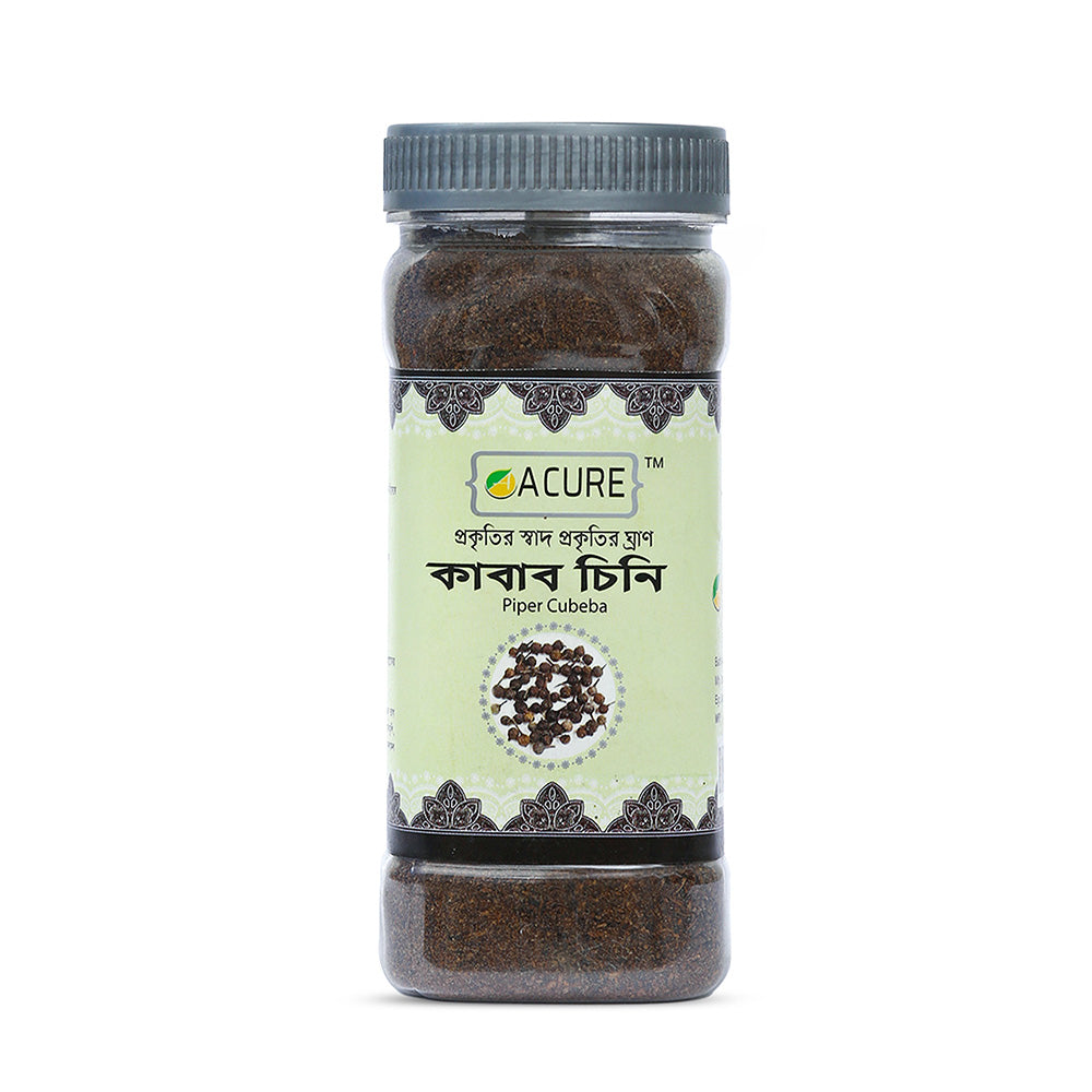 Acure Kababchini Powder - Pure Organic Tail Pepper Spice for Cooking and Medicinal Use | কাবাবচিনি গুঁড়া