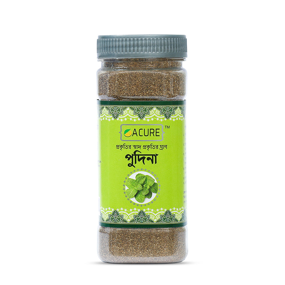 Acure Mint Powder - Natural Refreshing Herb and Digestive Aid | পুদিনা গুঁড়া