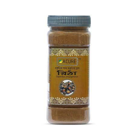 Acure Reetha Powder - Pure Organic Soapnut Powder for Natural Hair Wash and Scalp Care | রিঠা গুঁড়া