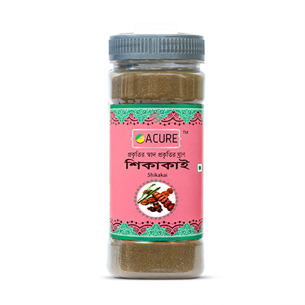 Acure Shikakai Powder - Pure Organic Acacia Concinna Powder for Natural Hair Growth and Conditioning | শিকাকাই গুঁড়া