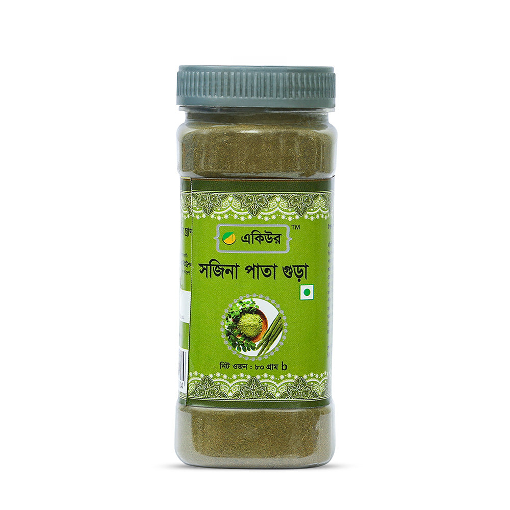 Acure Moringa Powder - Pure Organic Superfood for Immunity 80g | সজিনা গুঁড়া