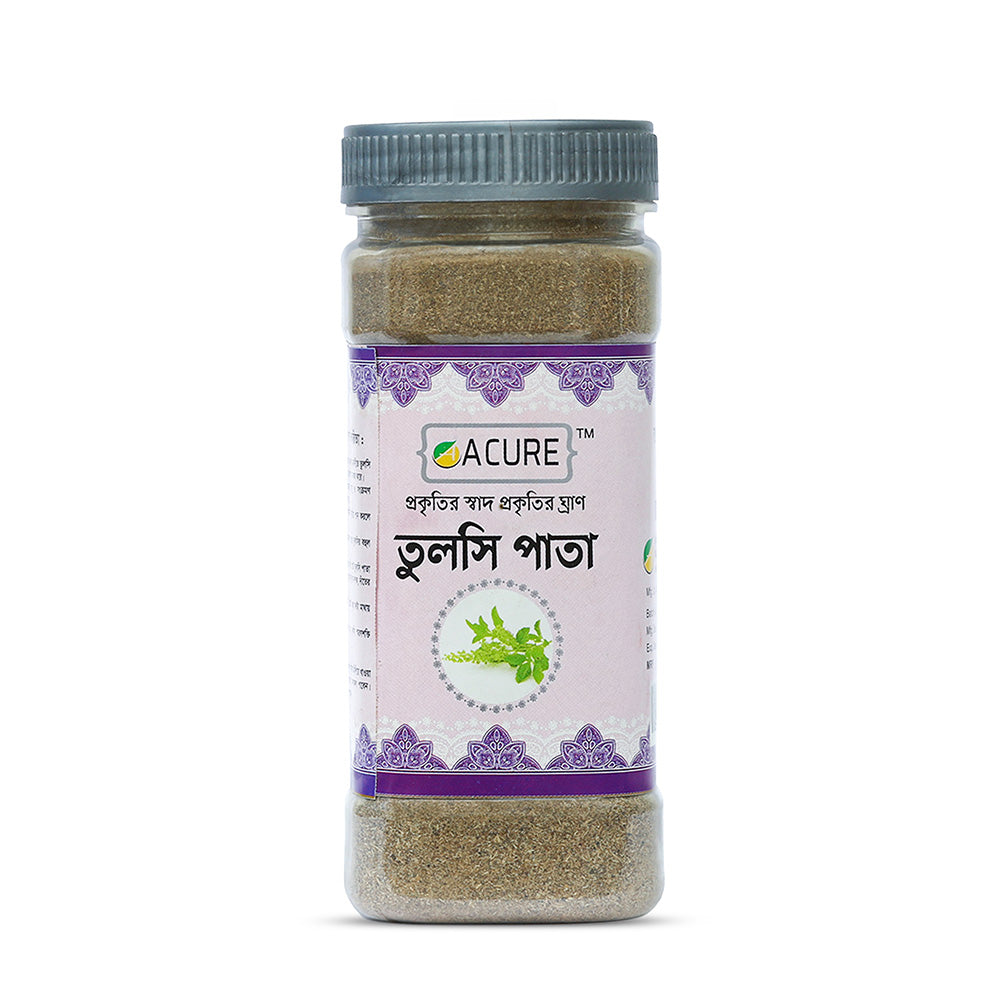 Acure Tulsi Powder - Ayurvedic Immunity & Respiratory Health Support | তুলসি গুঁড়া