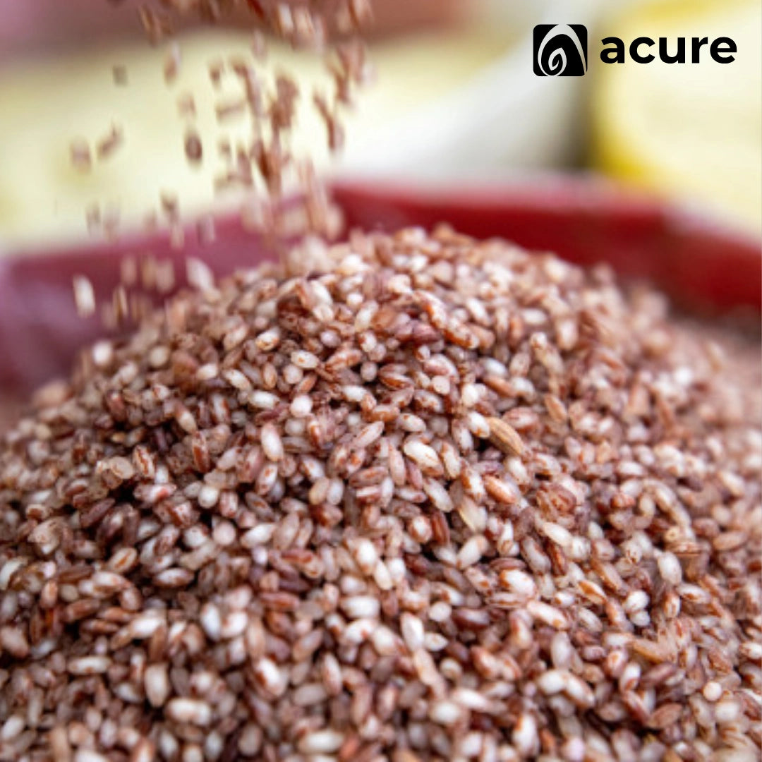 Pure লাল চাল Red Rice Grains - Acure Organic Rice Buy Online BD