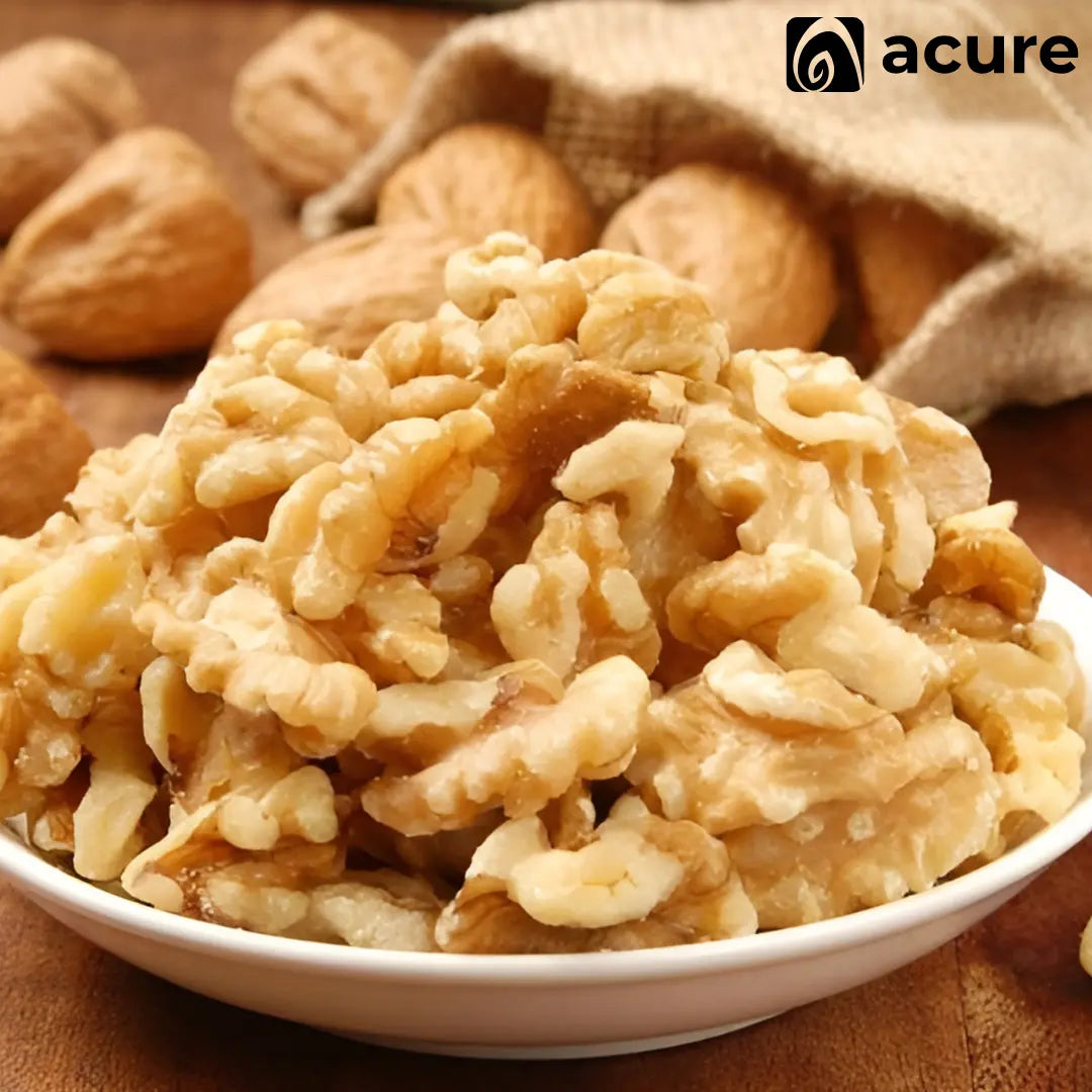 Fresh Walnut আখরোট Kernels in Bowl