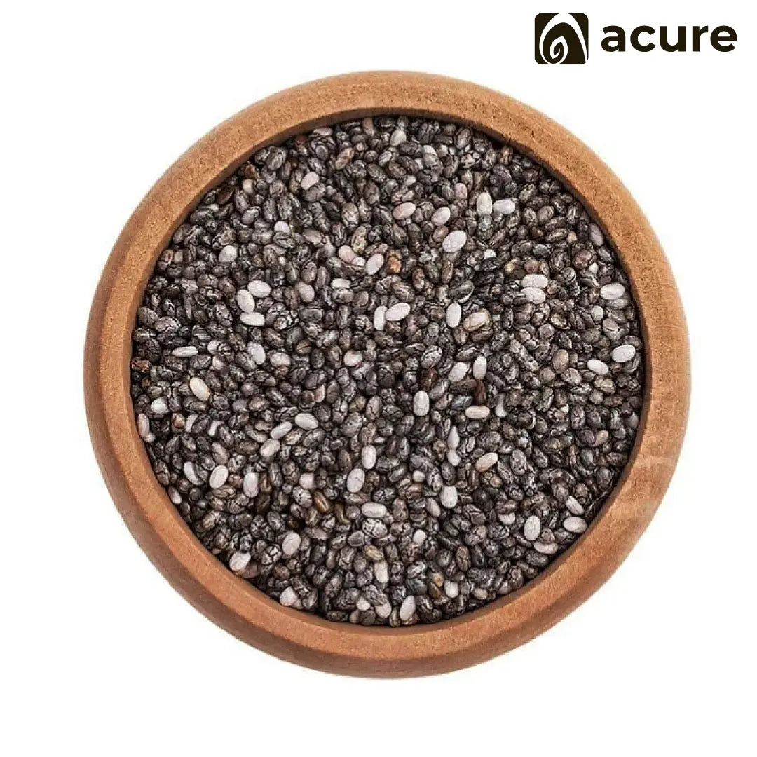 Acure চিয়া সিড ক্লোজ-আপ – Premium Chia Seed Texture Bangladesh