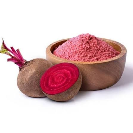 Acure Pure Beetroot Powder in Wooden Bowl with Fresh Beet - Natural Superfood | বিট গুঁড়া ও বিট