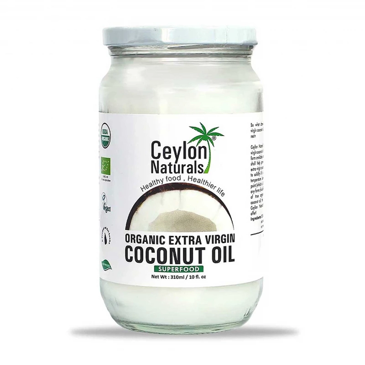 Ceylon Organic Extra Virgin Coconut Oil
