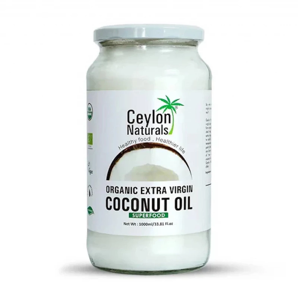 Ceylon Organic Extra Virgin Coconut Oil